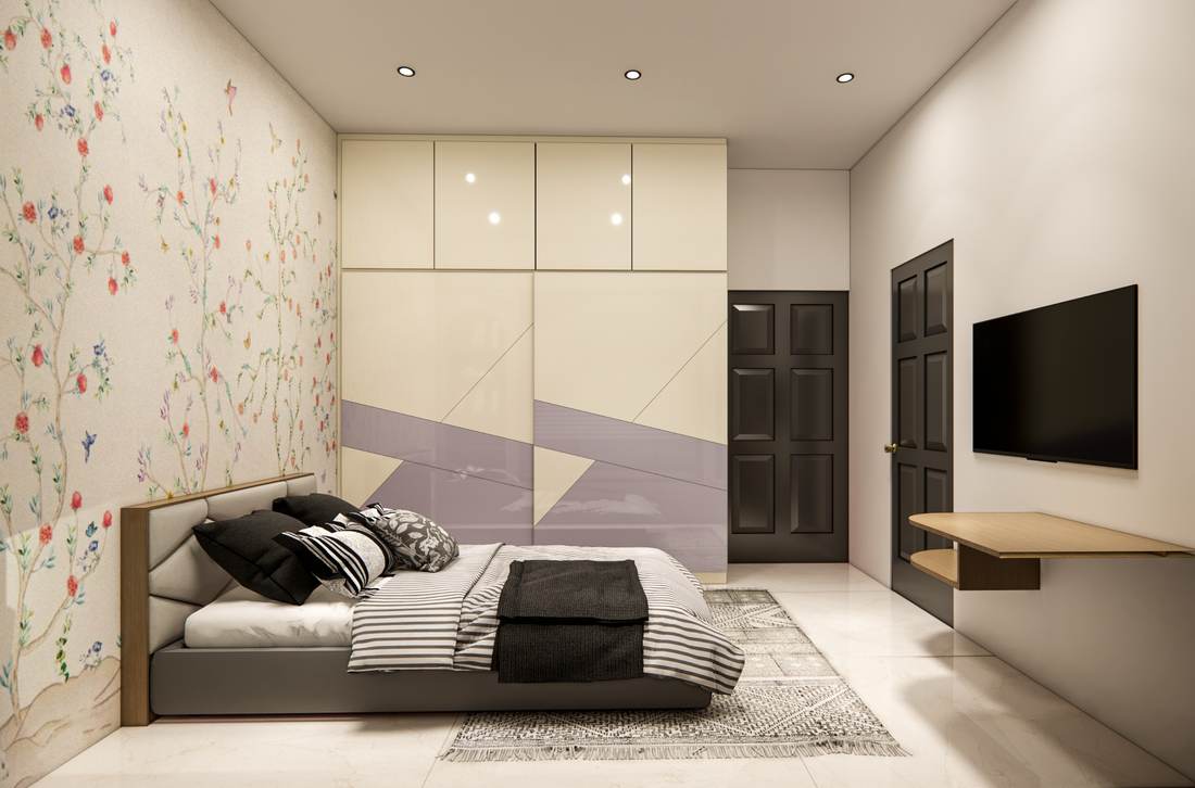 Armadaa Cucina bedroom with study, crafted interiors